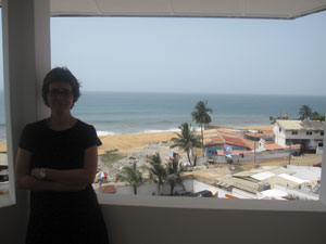 Kathy Stinson in Liberia
