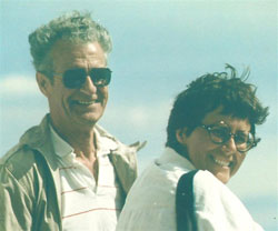 Kathy Stinson and her father, Doug Powell