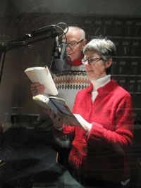 Kathy Stinson reading at the CNIB