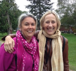 Elizabeth Hay and Caroline Pignat at the Eden Mills Writing Festival