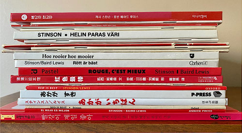 Red is Best covers in multiple languages