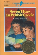 Seven Clues in Pebble Creek by Kathy Stinson book cover